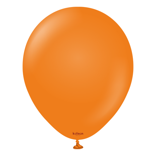 Kalisan Orange Latex Balloons