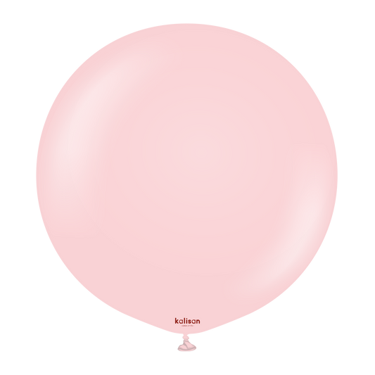 Kalisan Macaron Pastel Matte Pink Latex Balloons