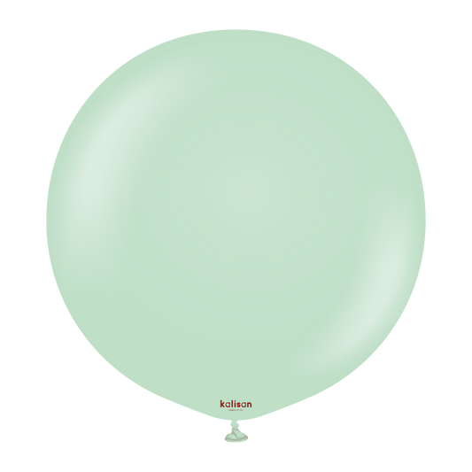 Kalisan Macaron Pastel Matte Green Latex Balloons