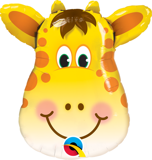 Jolly Giraffe Mini Shape Foil Balloon 14"