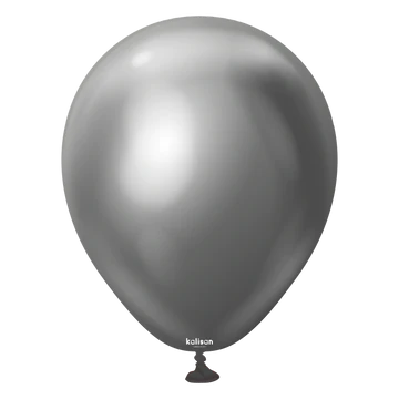 Kalisan Mirror Chrome Space Grey Latex Balloons