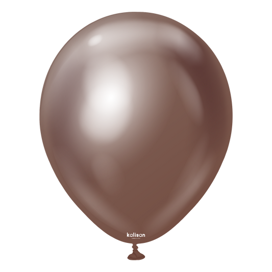 Kalisan Mirror Chrome Chocolate Latex Balloons