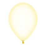 Sempertex Crystal Pastel Yellow Latex Balloons