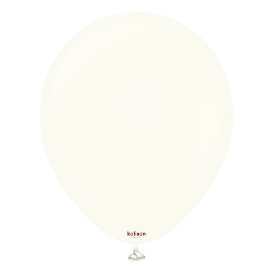 Kalisan Retro White Latex Balloons