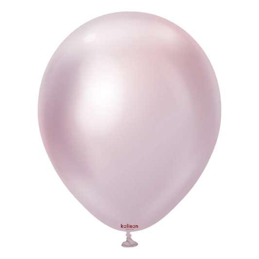 Kalisan Mirror Chrome Pink Gold Latex Balloons