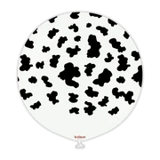 Kalisan Safari Cow White/Black Latex Balloons