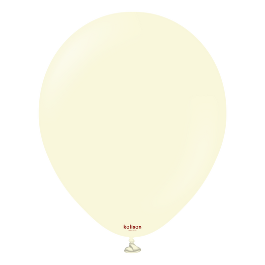 Kalisan Macaron Pale Yellow Latex Balloons