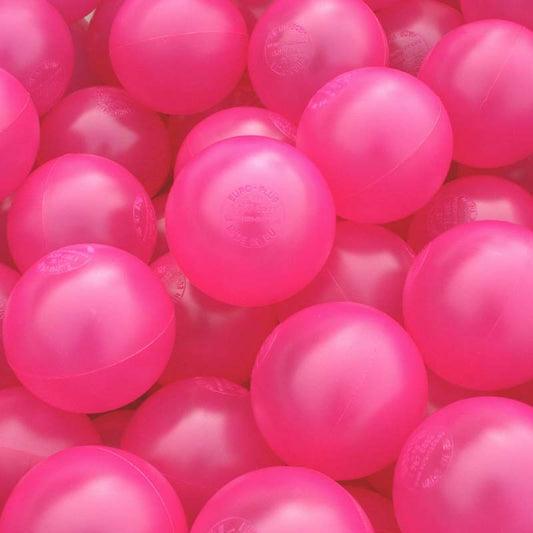 80mm Pink Soft Play Balls (500)