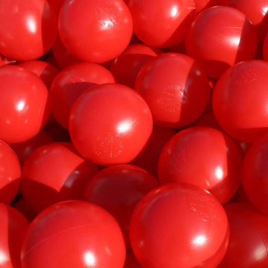 80mm Red Soft Play Balls (500)