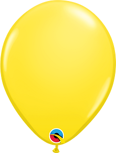 Qualatex Standard Yellow Latex Balloons