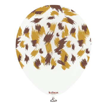 Kalisan Safari Savanna White Latex Balloons