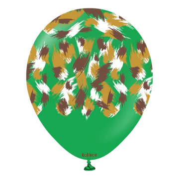 Kalisan Safari Savanna Green Latex Balloons