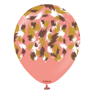 Kalisan Safari Savanna Coral Latex Balloons