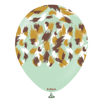 Kalisan Safari Savanna Macaron Green Latex Balloons