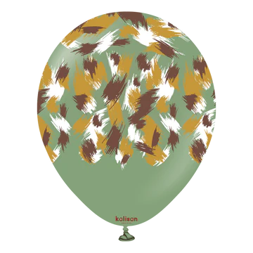 Kalisan Safari Savanna Eucalyptus Latex balloons