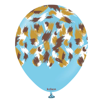 Kalisan Safari Savanna Baby Blue Latex Balloons
