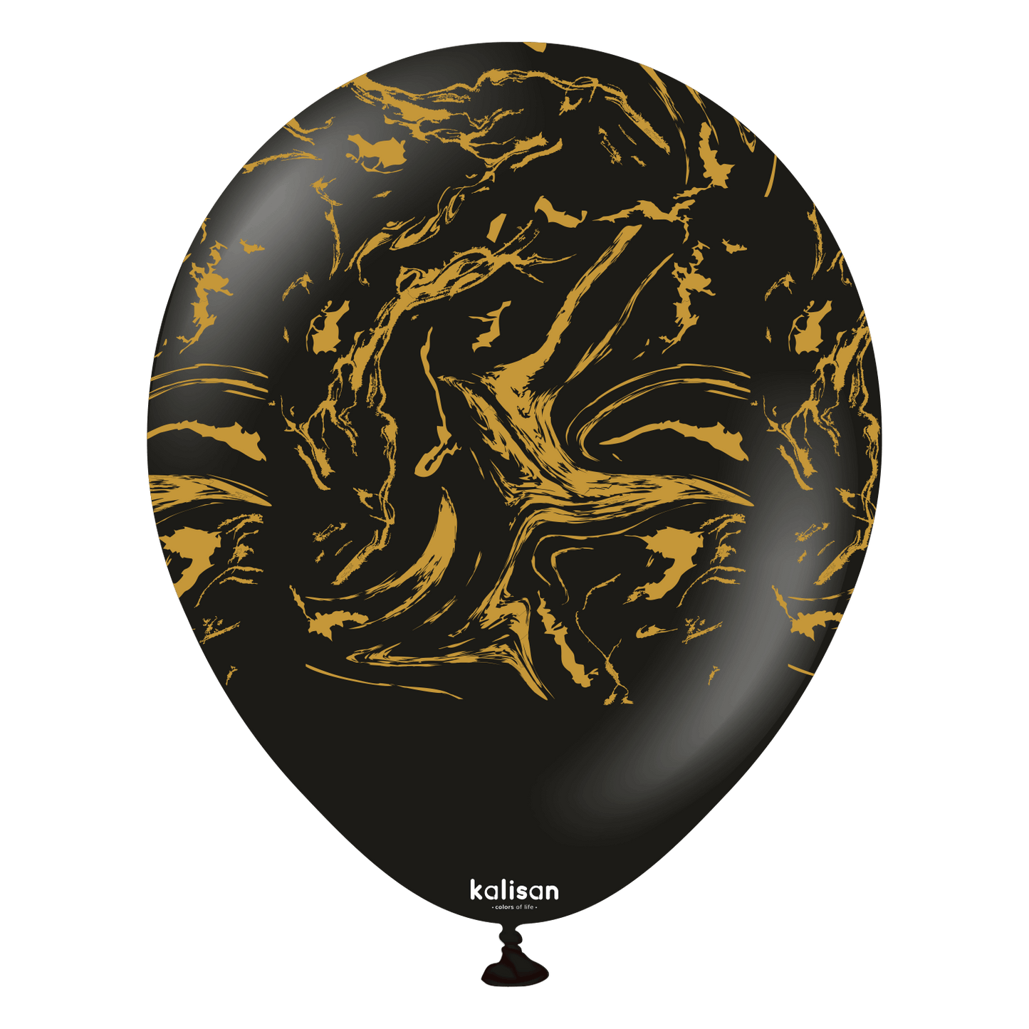 Kalisan Nebula Black/Gold Latex Balloons