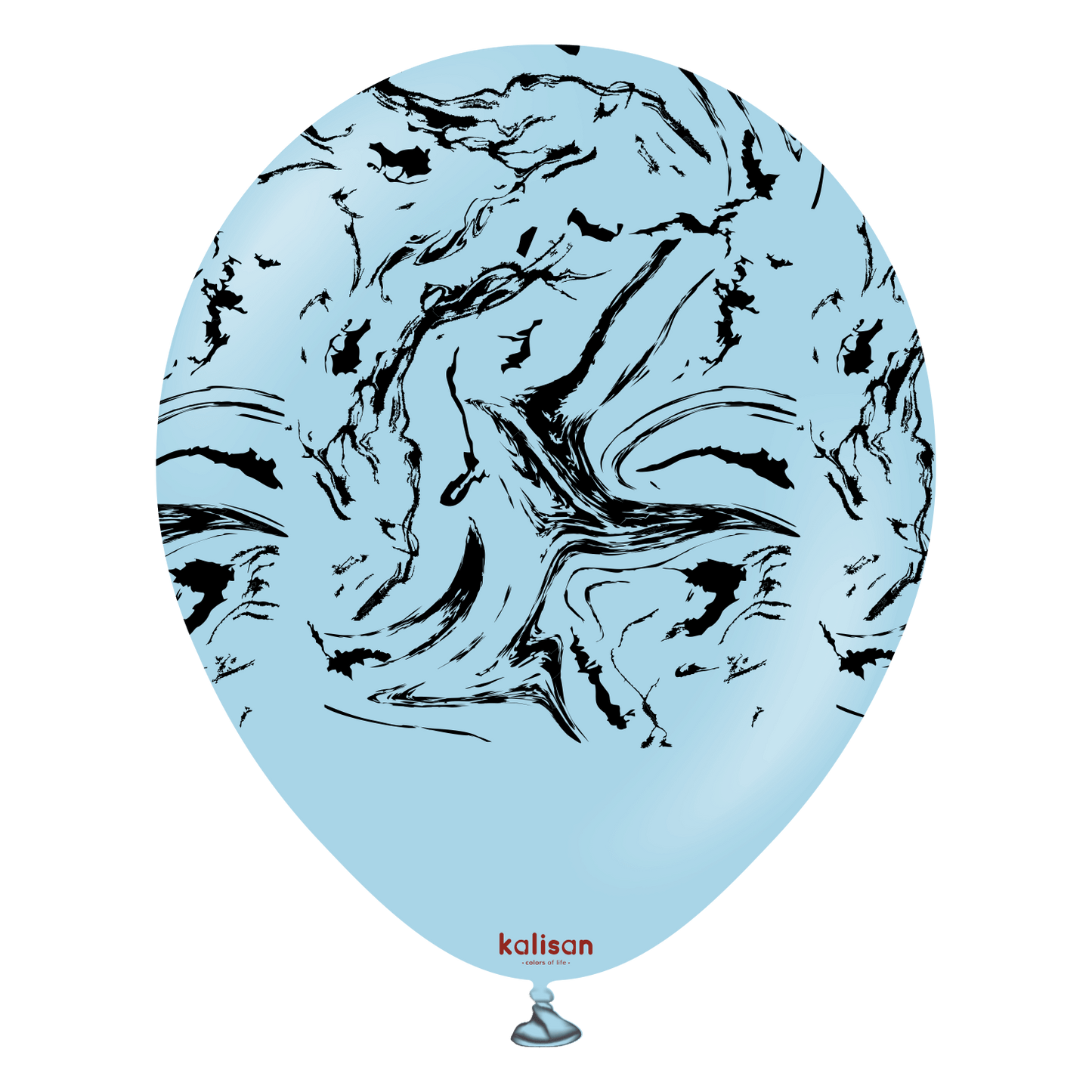 Kalisan Nebula Macaron Blue/Black latex Balloons