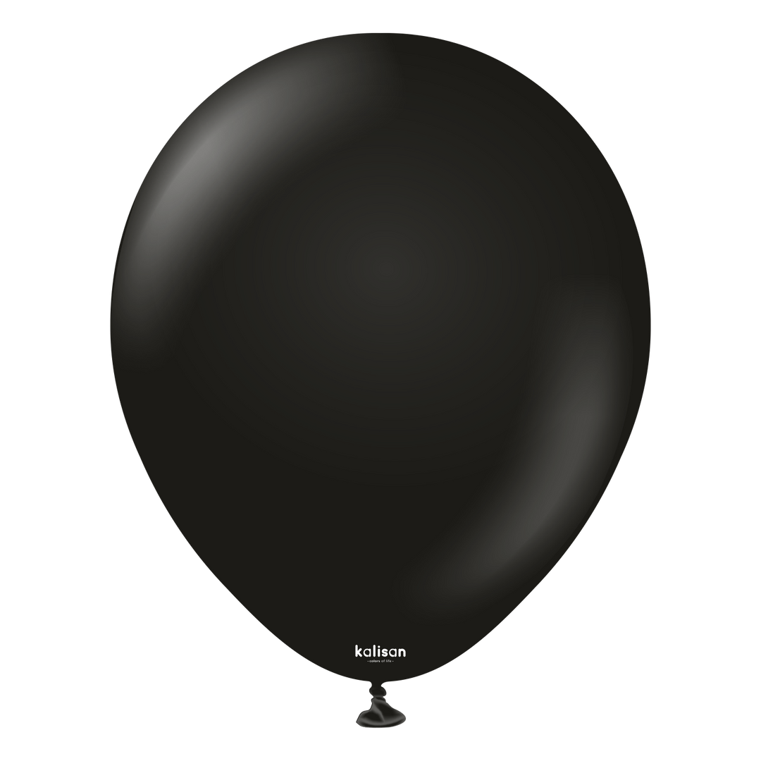 Kalisan Black Latex Balloons