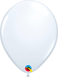 Qualatex Standard White Latex Balloons