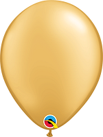 Qualatex Metallic Gold Latex Balloons
