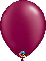 Qualatex Radiant Pear Burgundy Latex Balloons