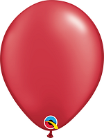 Qualatex Radiant Pearl Ruby Red Latex Balloons