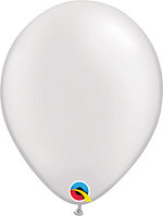 Qualatex Pastel Pearl White Latex Balloons