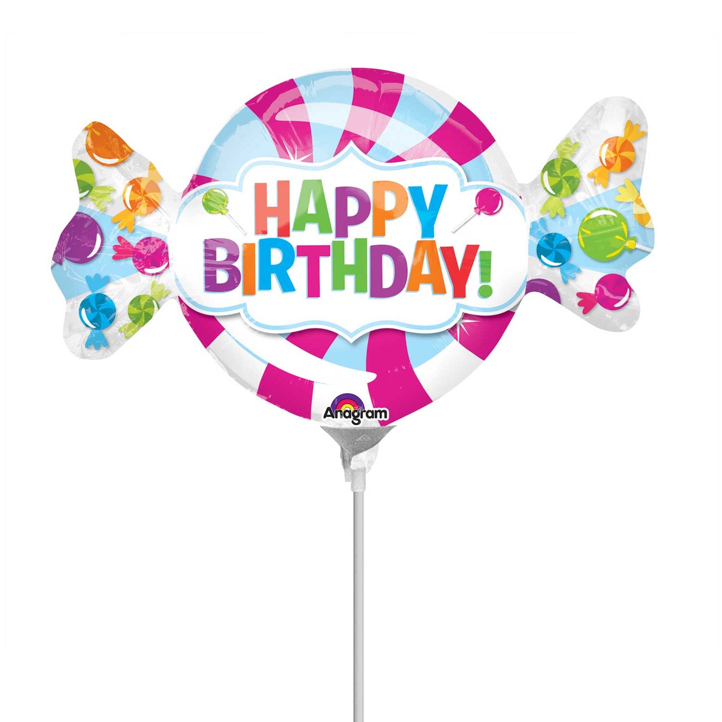 Sweetshop Birthday Foil Mini Shape Balloons A30