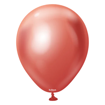 Kalisan Mirror Chrome Red Latex Balloons