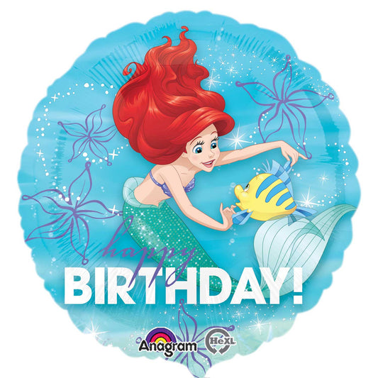 Ariel Birthday Dream Big Standard Foil Balloons S60