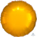 Anagram Metallic Gold Circle Standard Unpackaged Foil Balloons S15 - 1 PC