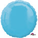 Anagram Caribbean Blue Circle Standard Packaged Foil Balloons S15 - 5 PC