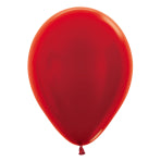 Sempertex Metallic Solid Red Balloons