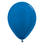 Sempertex Metallic Solid Blue Balloons