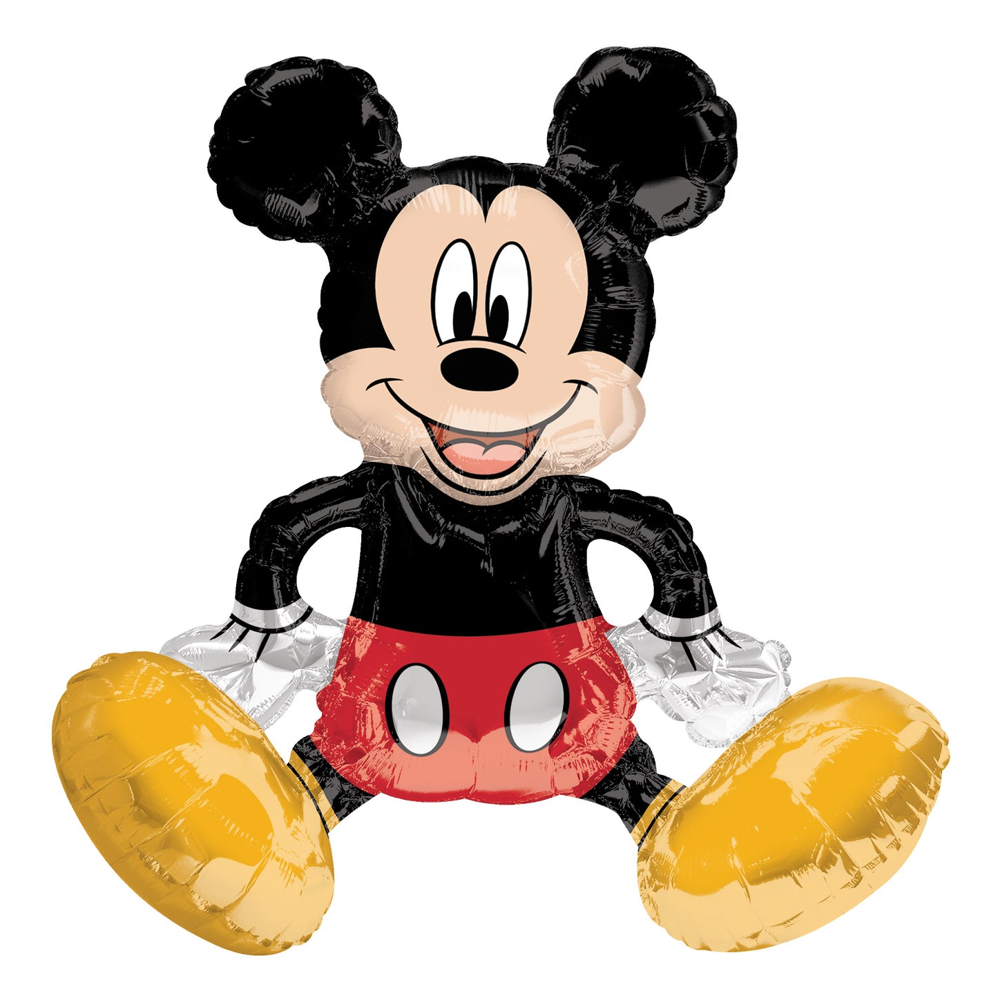 Mickey Mouse Sitter Foil Balloons 18"/45cm w x 18"/45cm h P50