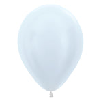 Sempertex Satin White Balloons