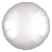 Satin Luxe White Circle Standard HX Unpackaged Foil Balloons S15 - 1 PC
