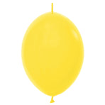 Sempertex Link-O-Loon Yellow Latex Balloons 12" (50)
