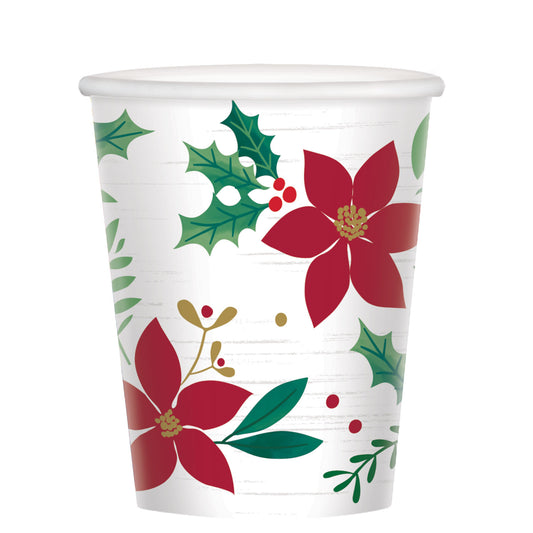 Christmas Wishes Paper Cups 266ml (8)