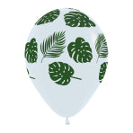 Sempertex Clear Printed Leaves Latex Balloons (25)