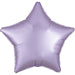 Anagram Pastel Lilac Star Satin Luxe Standard HX Unpackaged Foil Balloons S15 - 1 PC