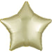 Anagram Pastel Yellow Star Satin Luxe Standard HX Unpackaged Foil Balloons S15 - 1 PC
