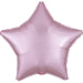 Anagram Pastel Pink Star Satin Luxe Standard HX Unpackaged Foil Balloons S15 - 1 PC