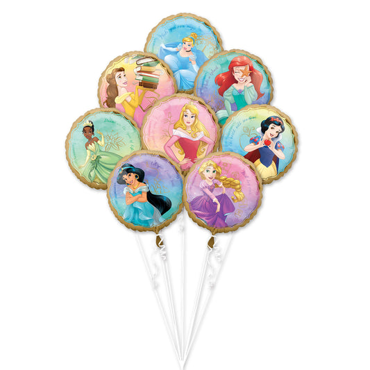 Princess Once Upon A Time Foil Balloon Bouquets P75