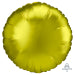 Anagram Lemon Circle Satin Luxe Standard HX Unpackaged Foil Balloons S15 - 1 PC