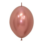 Sempertex Reflex Rose Gold Link-O-Loon Latex Balloons