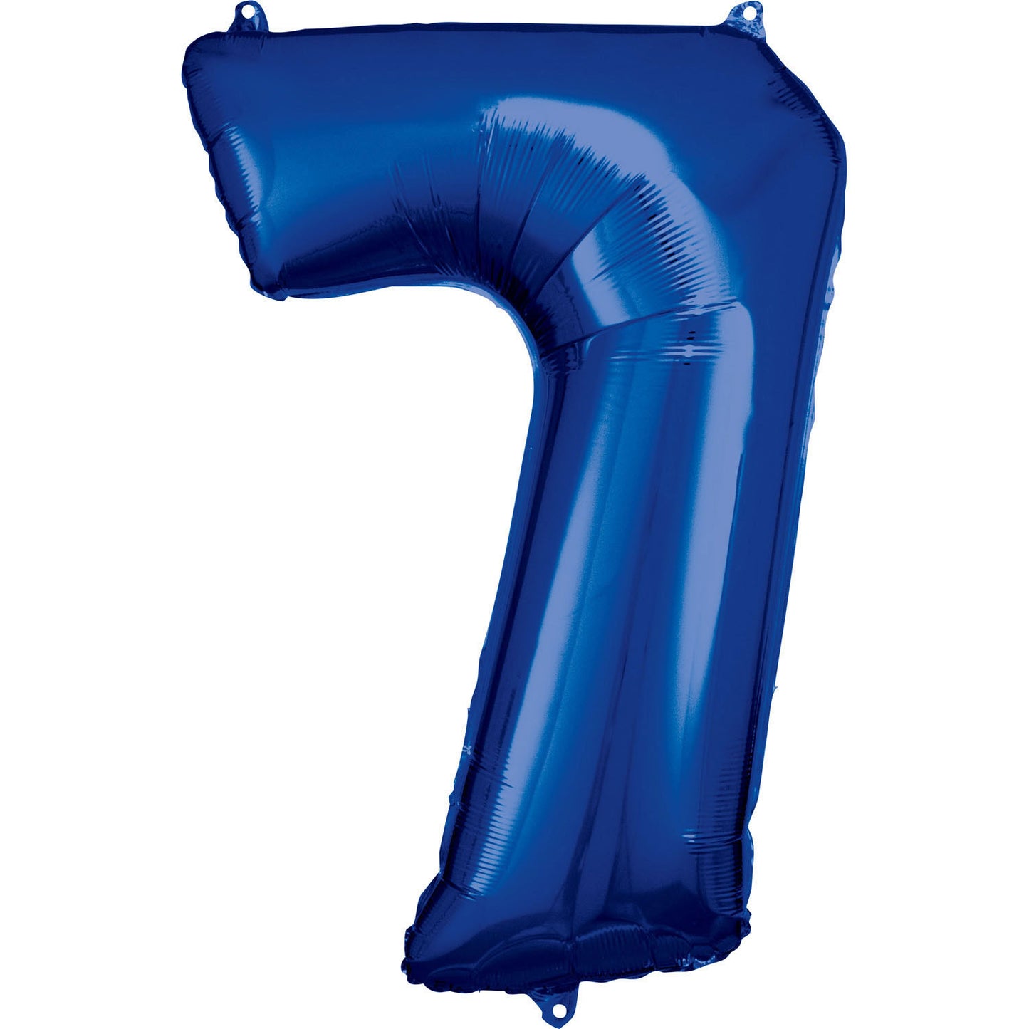 Number 7 Blue SuperShape Foil Balloons 25"/66 cm w x 34"/88cm h 1 PC