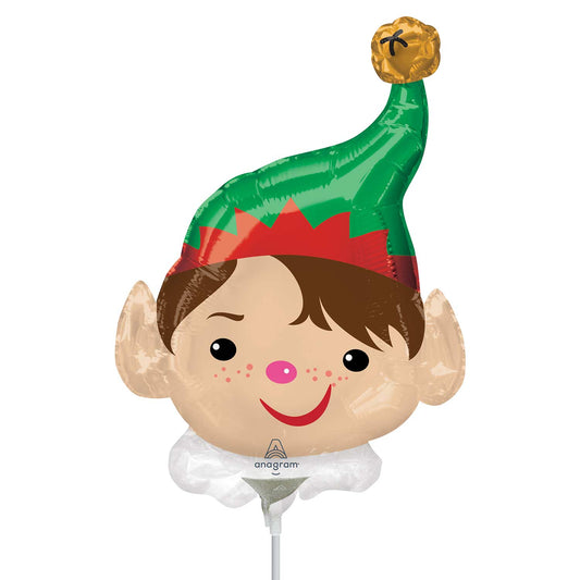 Christmas Adorable Elf Mini Shape Foil Balloon