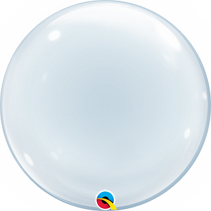20" Clear Qualatex Deco Bubble Balloon (1)